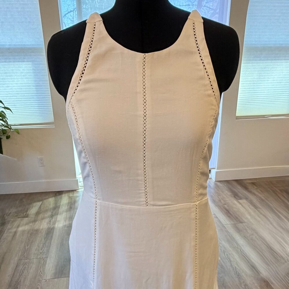 Lost + Wander Verona Romance White Midi Dress NWT Large Boho